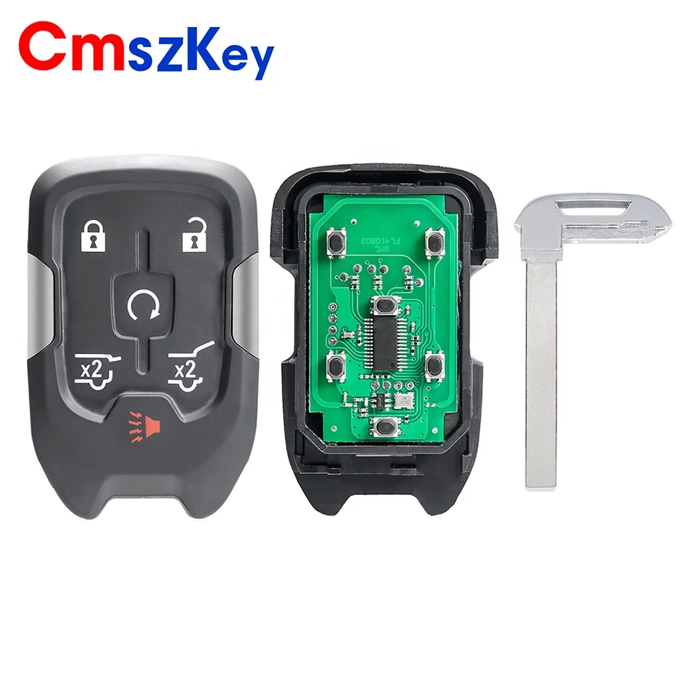 For 2017-2020 GMC Acadia Chevrolet Suburban  3B 4B 5B 6B Smart Remote Key Fob 433Mhz HYQ1EA  46 Chip