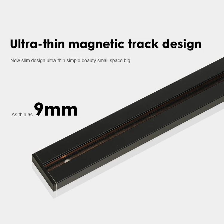 EZELED 2024 Ultra Thin Magnetic Track Light COB Anti-Glare Ceiling Surface Mount Low Hanging Magnetic Track Lights