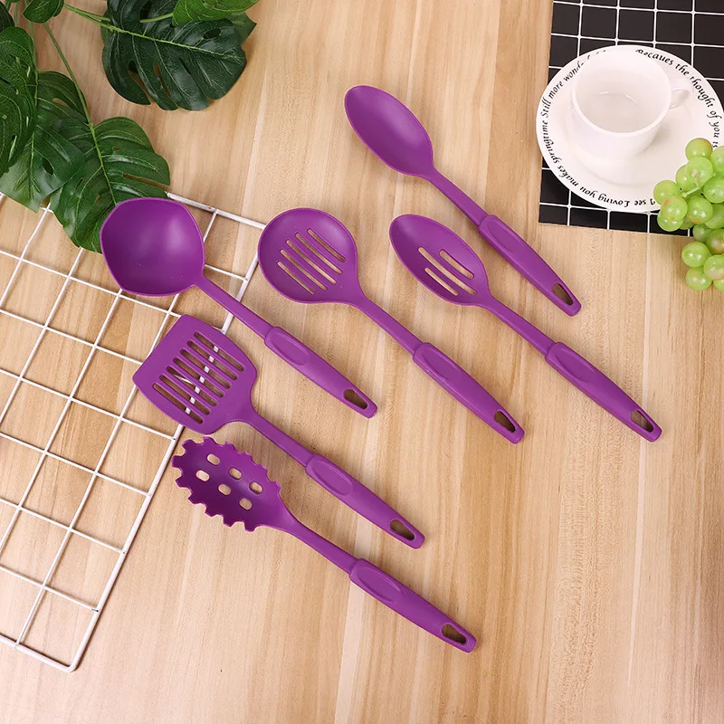 Лидер продаж на Amazon набор посуды purple13 лопатка ложка многокомпонентная кухонная посуда антипригарных железных сковородок