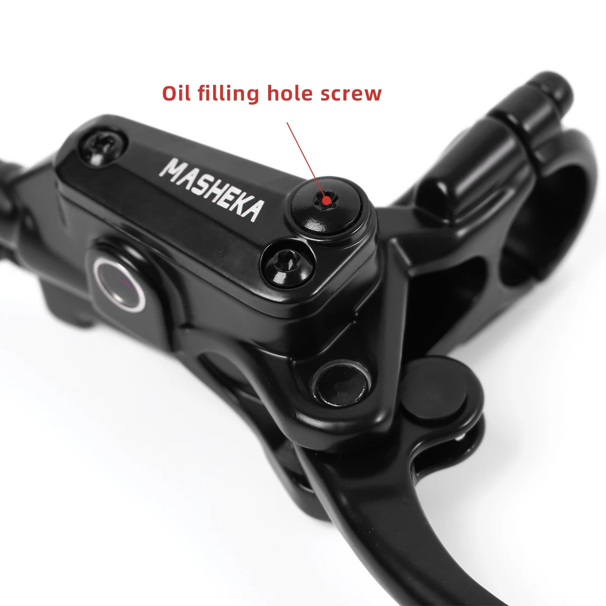 OEM  Bike HB680 4 piston hydraulic brake with parking function three wheel electric scooter brake electric three wheel bicycle