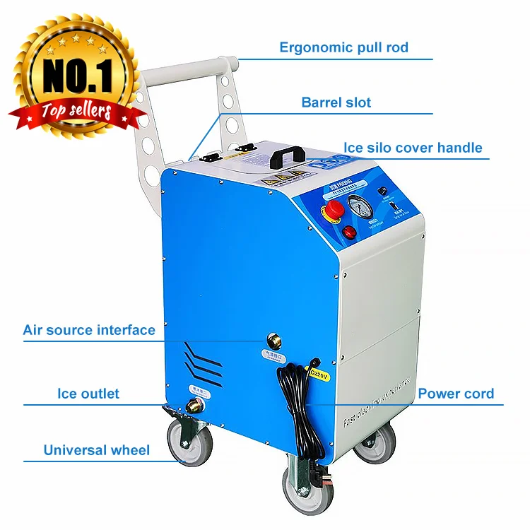 2022 Factory Direct Dry Ice Cleaning Machine Car Dry Ice Blaster For Sale