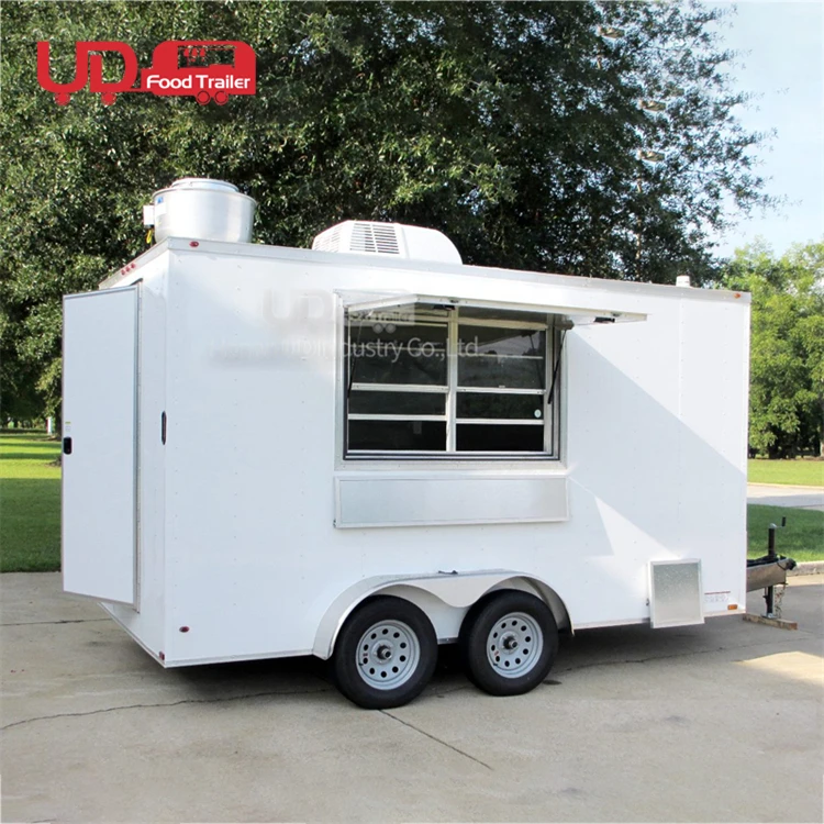 
Food Cart Mobile Kitchen Catering Van Ice Cream Food Truck Hot Dog Kiosk Taco Cart Oven Pizza Trailer 