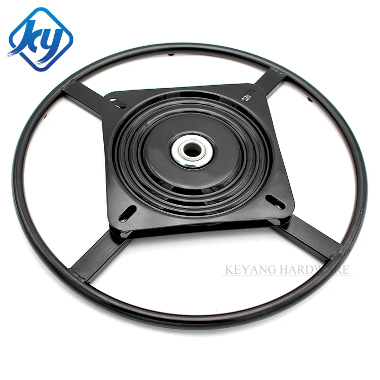 360 Degree Swing Chair Mechanism Base With Full Bearing Swivel Plate