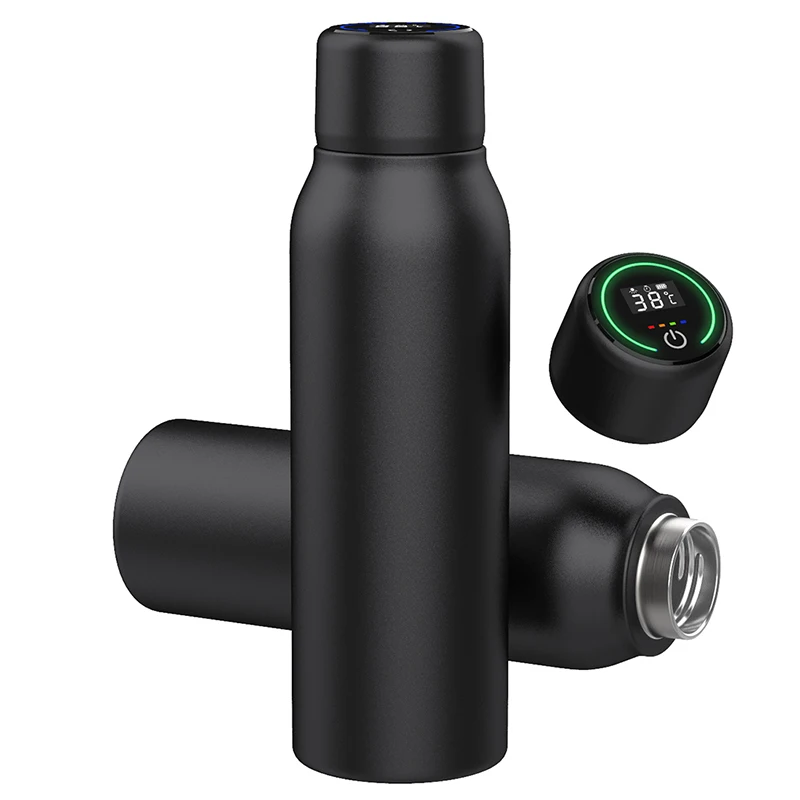  Reminder sterilizer UVC water bottle UV led sanitizing uv light vacuum flask insulation self cleaning