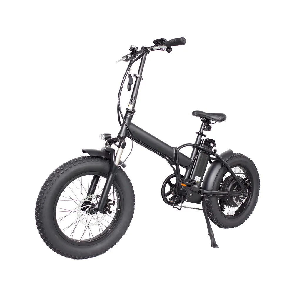  500w Direct Hub Motor 20 Inch Wheels Folding Bike with 48v 13ah Lithium
