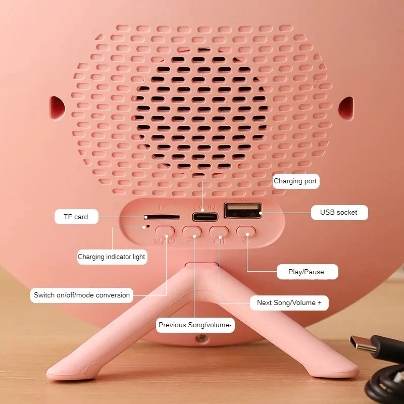 Creative Little Prince Guard Wireless BT Speaker Stereo Surround Sound Subwoofer Cartoon Home Furnishings Mini Music Speaker