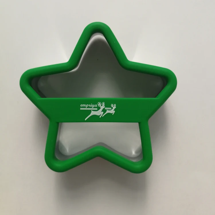 
Wholesale Eco-Friendly High Quality Stainless Steel with Silicone Cookie Cutter 