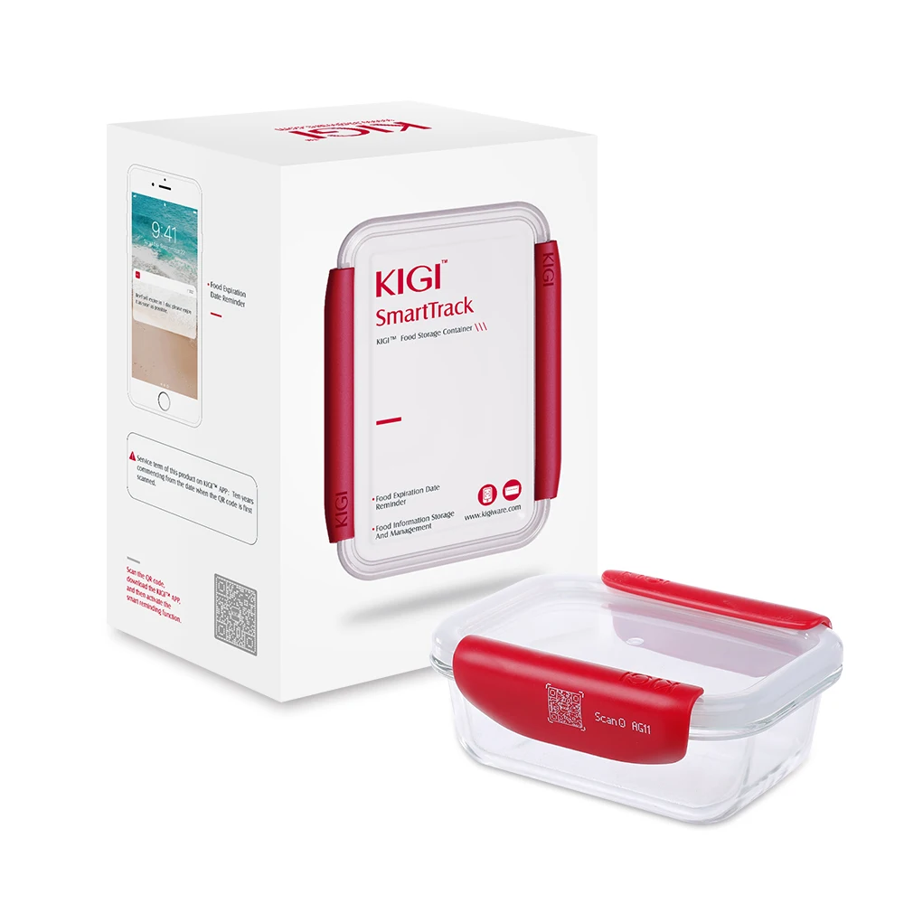 KIGI Food Borosilicate Small Classic Ovenproof Hermetic Sealed Baby Mini Glass Container