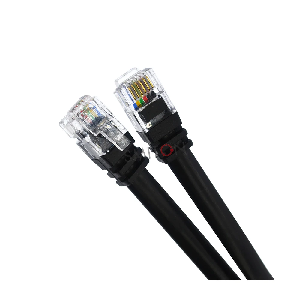 Straight 1M 2M 3M Phone Cord Rj12 6P6C Telephone Cable