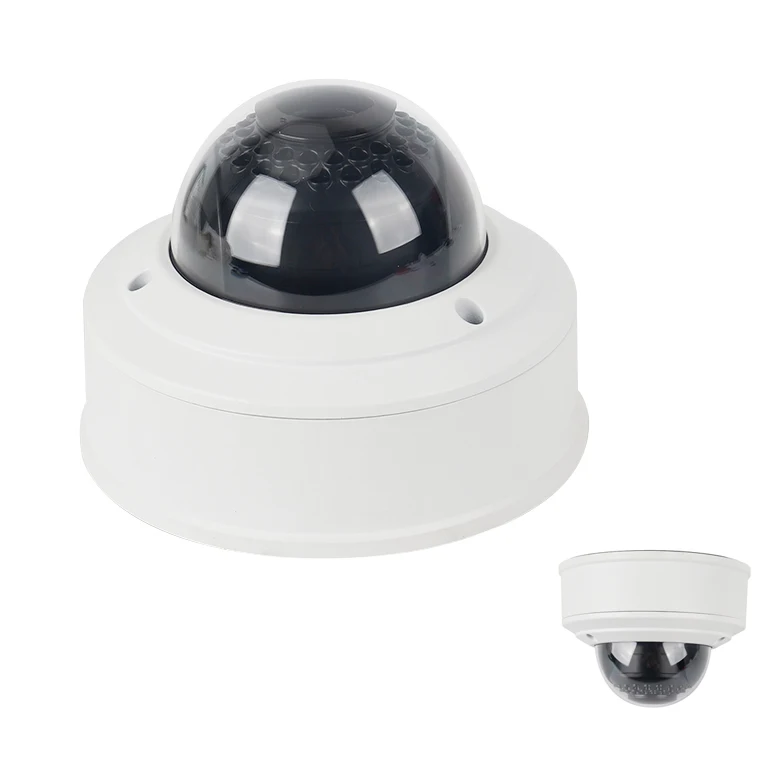 Алюминиевое водонепроницаемое черное небольшое Закрытое кольцо для системы видеонаблюдения, купольный корпус для камеры безопасности, наружный корпус oem, купольный прицел ip68 ДЛЯ anpr