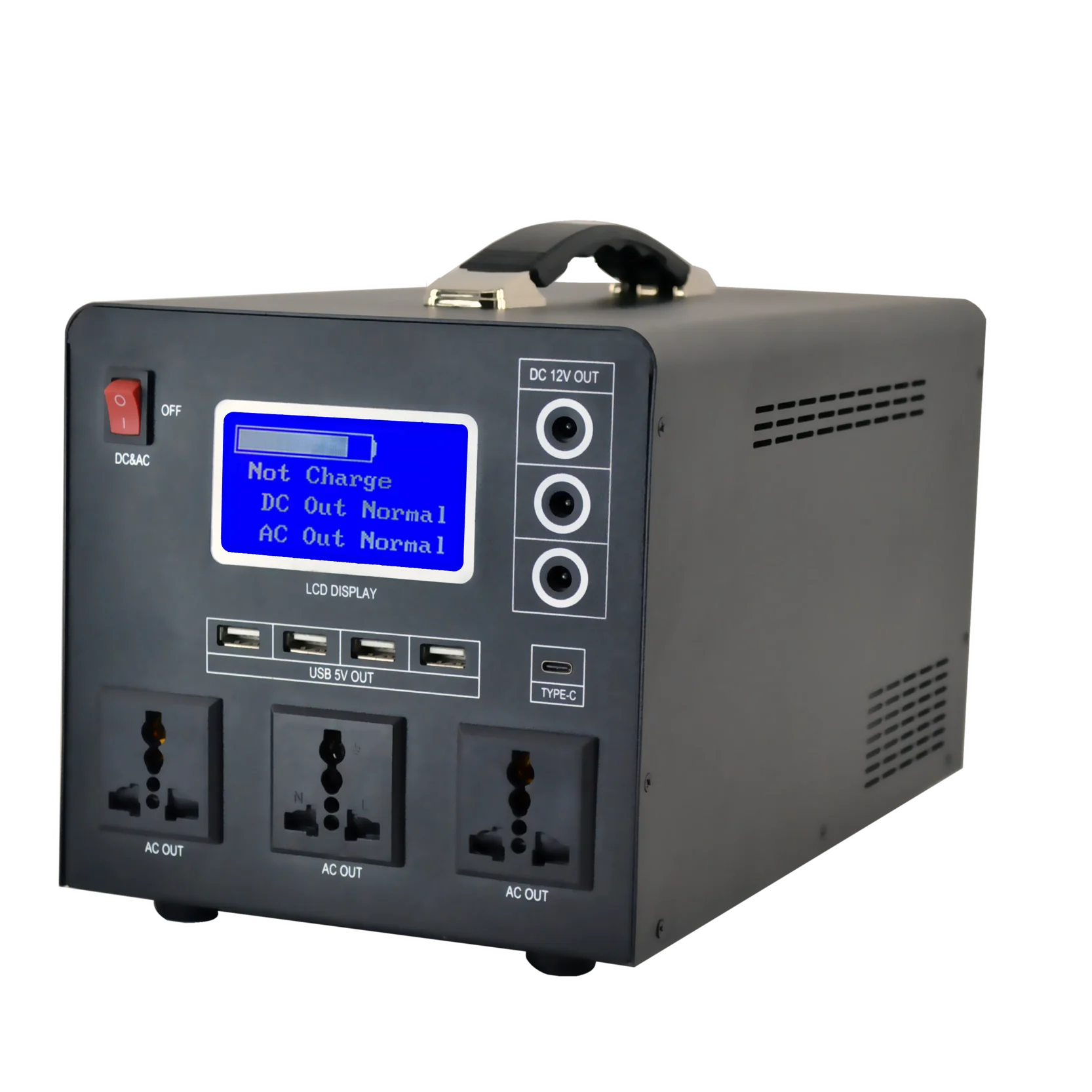 110V 220V AC 300W to 3000W Portable Solar Power Generator All In One Set Solar Inverter System for Home Use