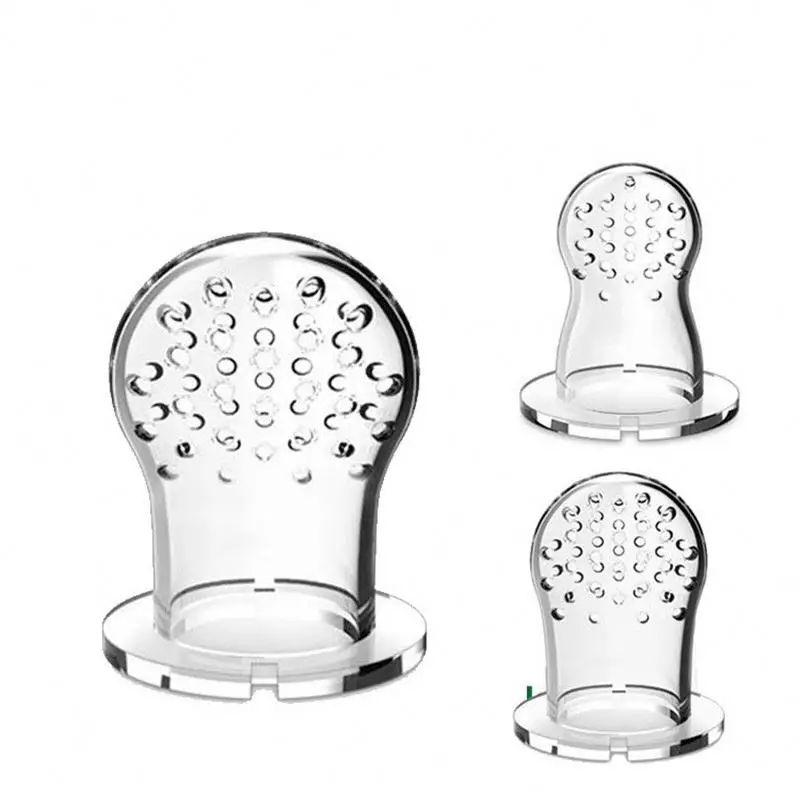 New Baby Food Pacifier Clips Soother Holder Baby Nipple Feeder Silicone Pacifier Fruits Infant Feeding Supplies Soother Nipples