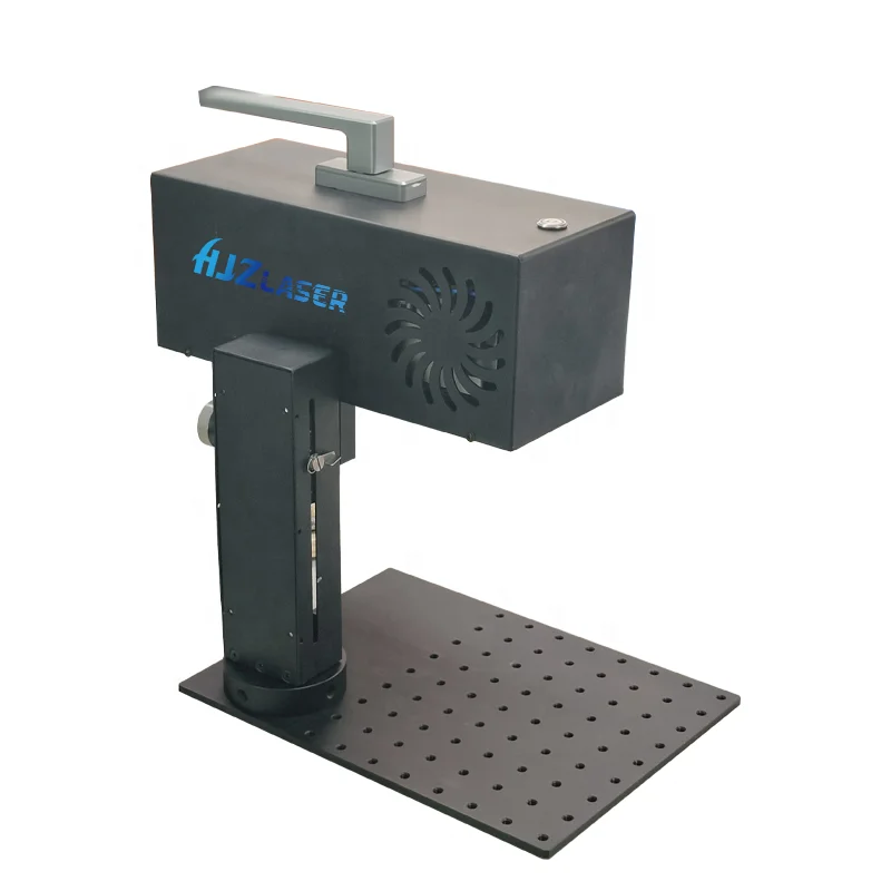 Mini 2.9kg Laser Marking Machine Connect with Mobile Phone to Engrave Date logo Number on Tags Seals Metals and Plastic
