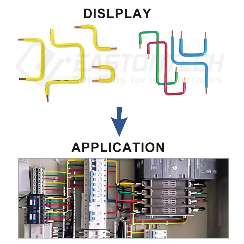 EW-08A fully automatic 6mm2 wire cutting stripping and bending machine copper wire bending machinery