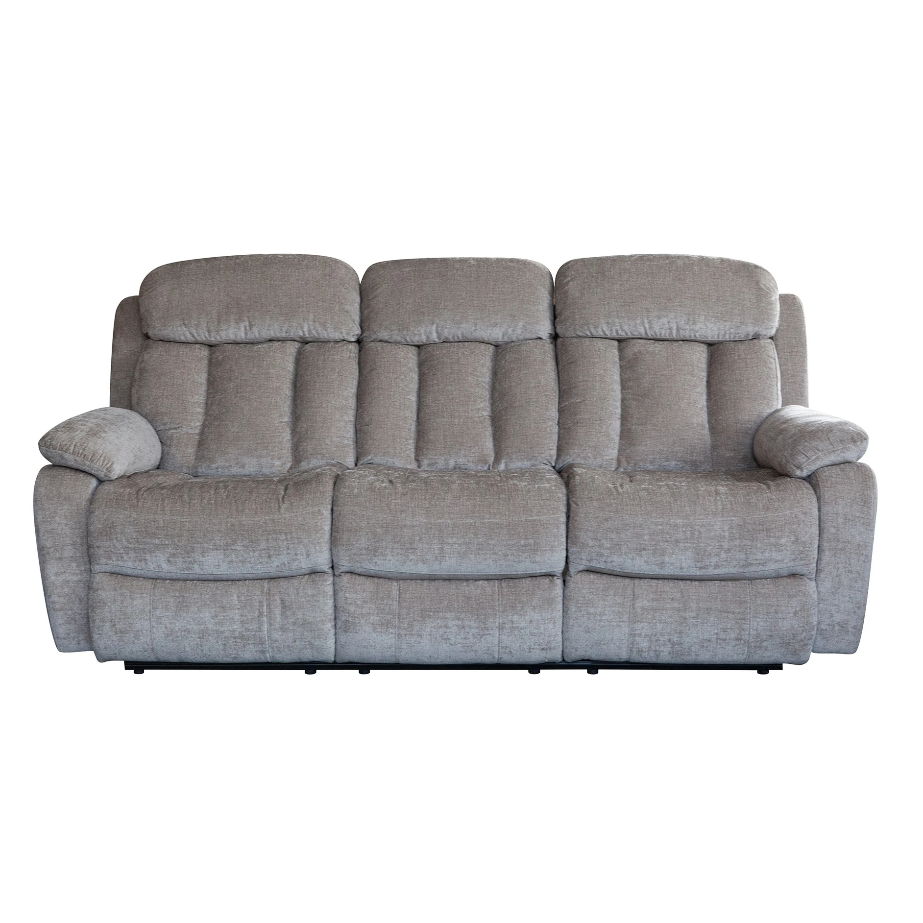 
Attractive fashion brown home furniture fabric sofa recliner 1+2+3 