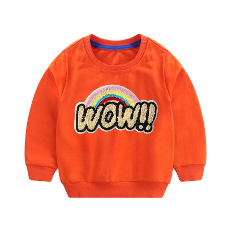 
OEM синель вышивка махровые хлопковые детские свитшоты на заказ 