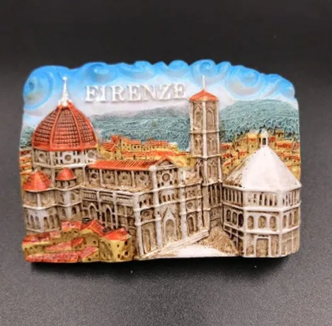 Factory Outlet LOW MOQ Tourist Souvenir Tinplate Magnets Gift Custom 3D Resin Photos Metal Tin Fridge Magnet Sticker