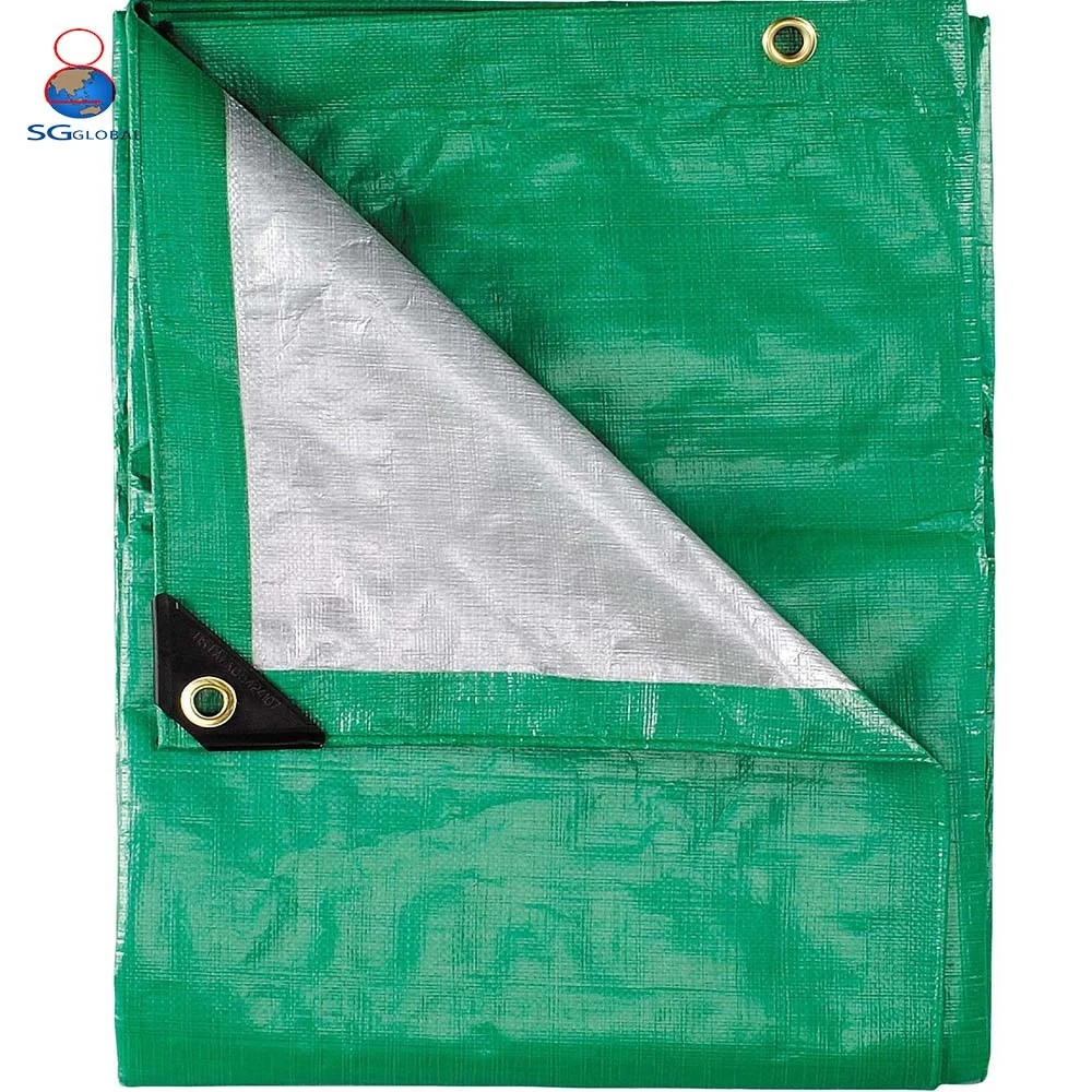 Fireproof Tent Laminated Heavy Duty Tarpaulin Fabric Sheet Virgin PE Tarp Plastic GRS CE Certified Waterproof Coated Blue Woven