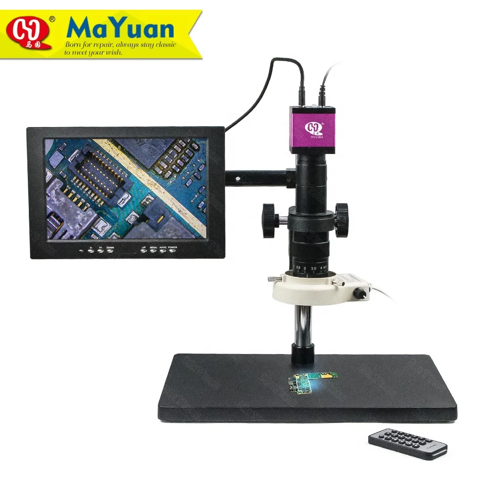10.1 INCHES HD LCD Screen Display CCD Camera Digital Monocular Microscope for Micro Soldering Repair Work