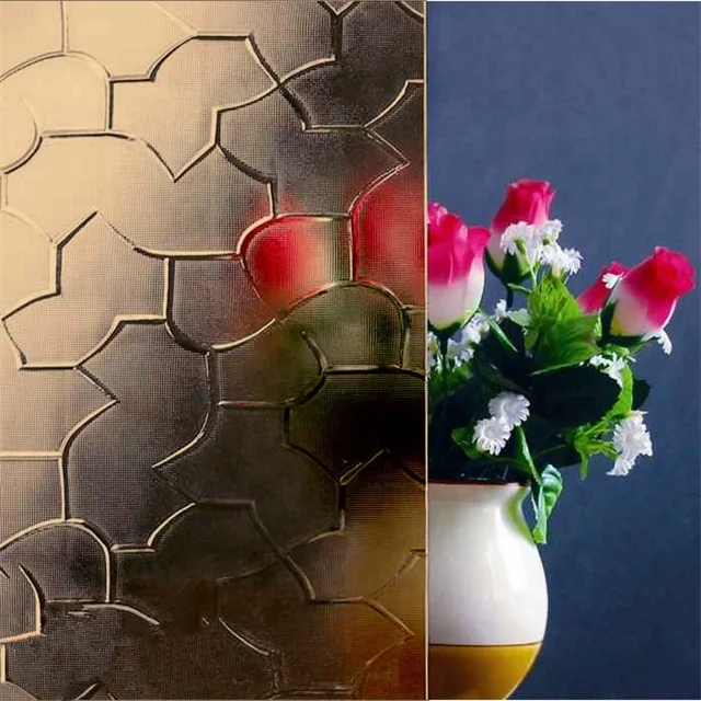 Patterned Glass cathedral glass for church windows architecture decorative stained glass sheet