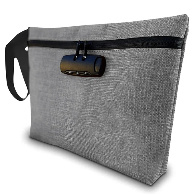 Custom Locking Smell proof Odor Proof Stash Bags Carbon Lined Messenger Custom Smell Proof Bag