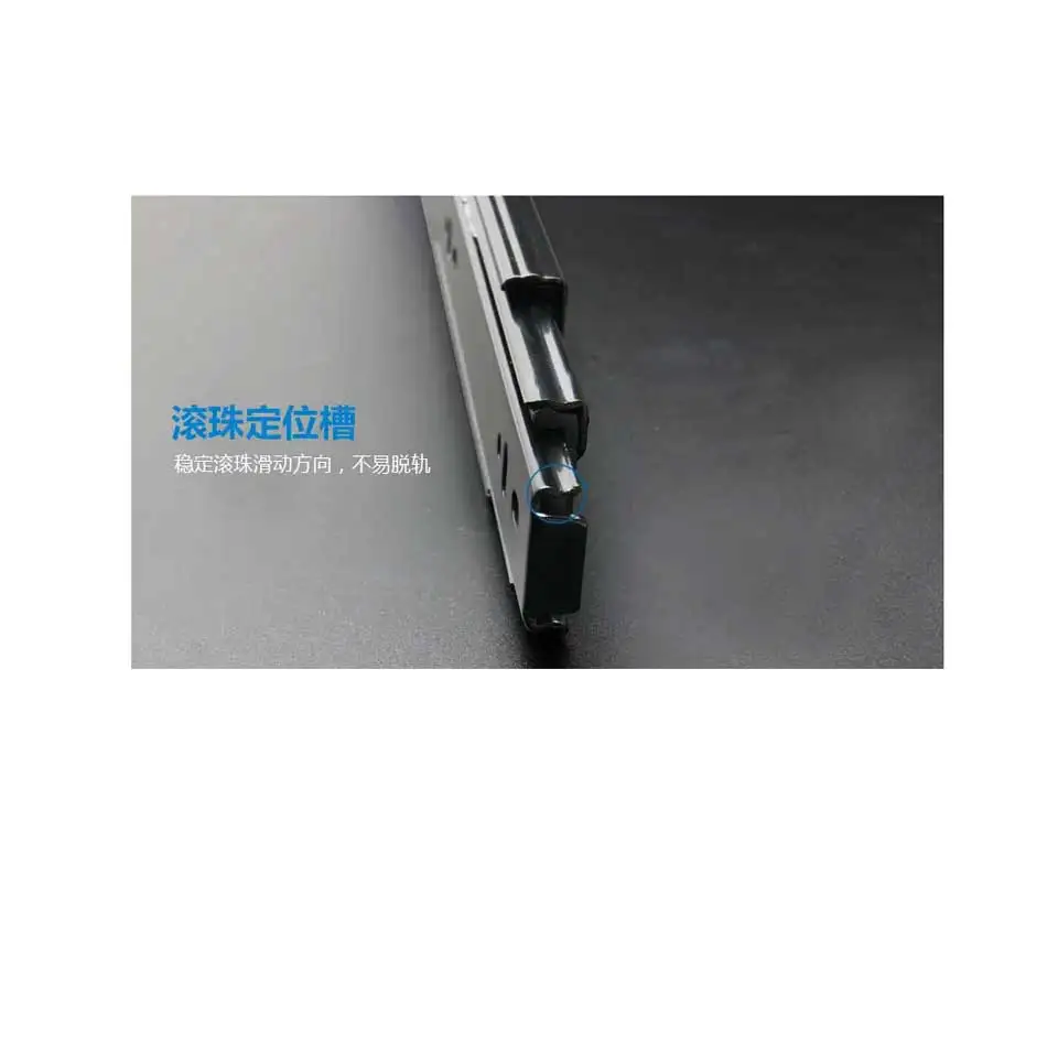 High sale SH-ABC soft close closing damping full extension sidemount ball bearing drawer telescopic rail channel slide