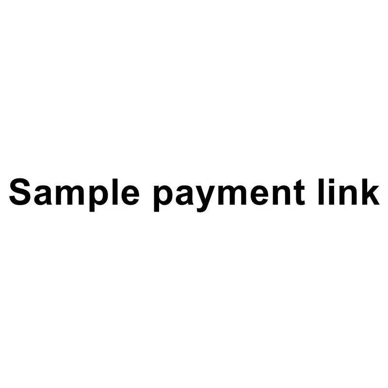 Sample payment link