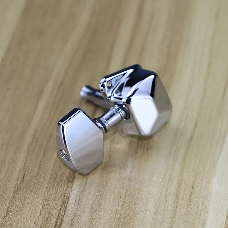 Guitar Tuning Keys Pegs Classic Guitar String Tuning Pegs Machine Heads Tuners Keys Parts 3 Left 3 Right for Chrome Guitar