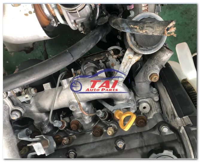 Japanese Engine 4 Cylinder Diesel Used 1KZT   Engine   With Gearbox   For   Toyota   Land   Cruiser