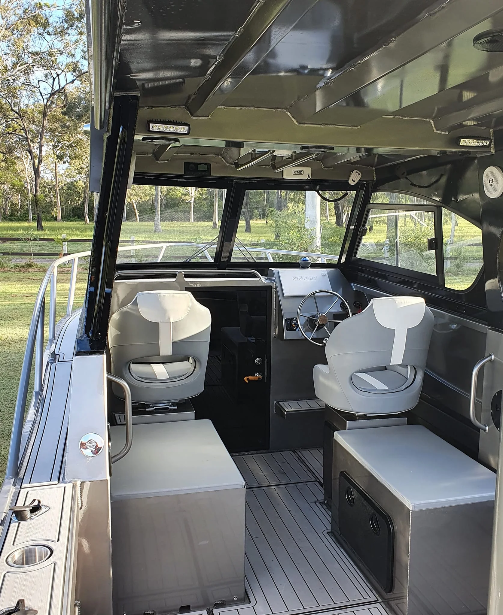 Gospel boat Profisher Deep V Hull Sport Yacht Luxury Aluminium Cabin Fishing Boat