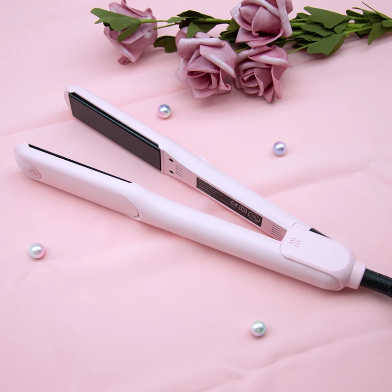 Выпрямитель для волос с титановыми пластинами профессиональный выпрямитель отрицательными ионами и инфракрасным светом на 480 градусов