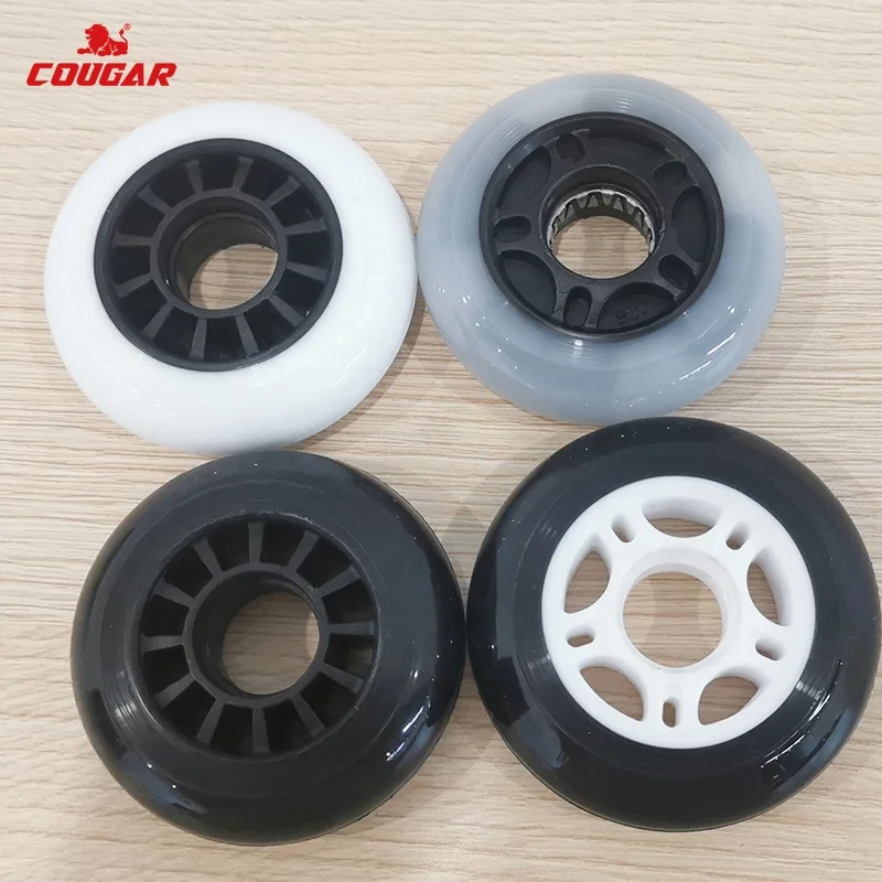 Custom Inline Skates Wheels 82A 85A 64mm 74mm 76mm78mm 80mm Fitness Slalom Skating Wheels