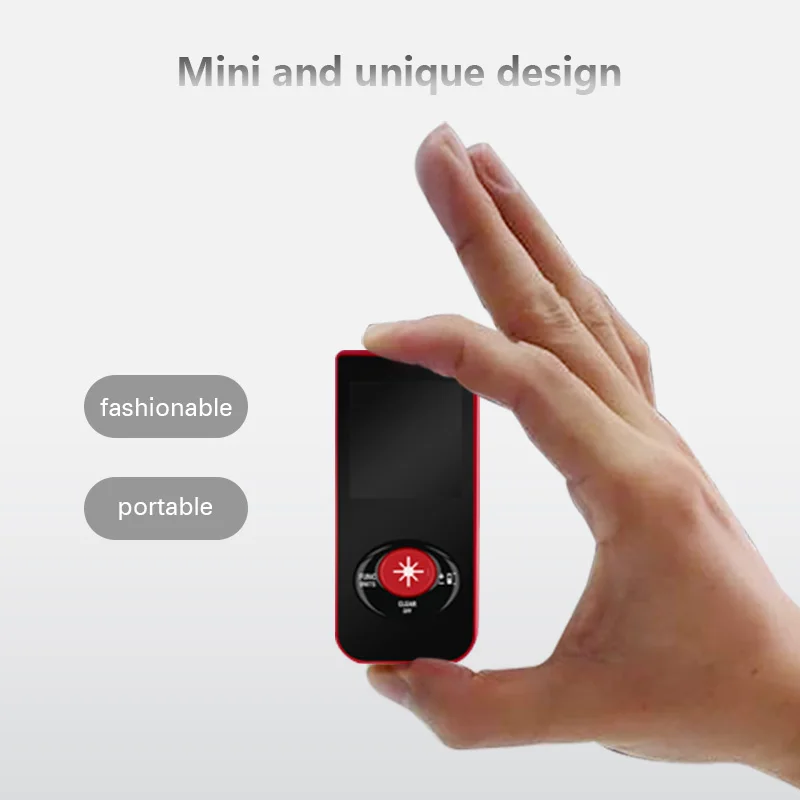 
China Factory Supply Mini Digital Laser Range Finder Angle Measure Tool Portable Laser Distance Meter 