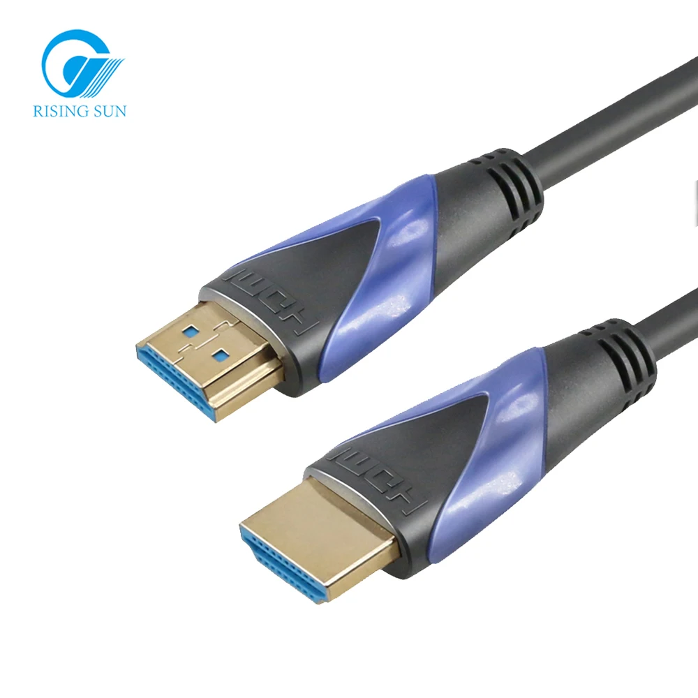 
2020 Премиум Пластиковый штекер ПВХ синий и серый 2,0 Hdmi 4K кабель с Ethernet 