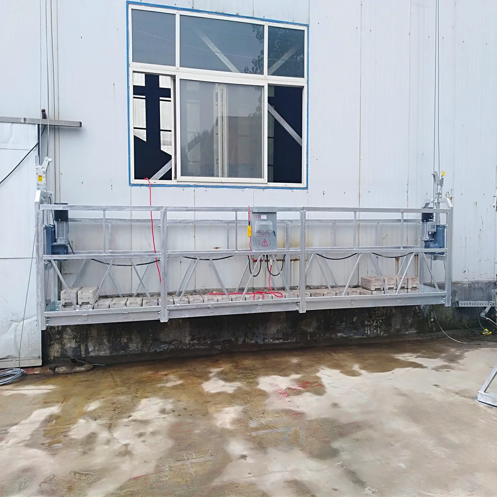 Most popular customized suspended work platform high rise swing stage facade construction
