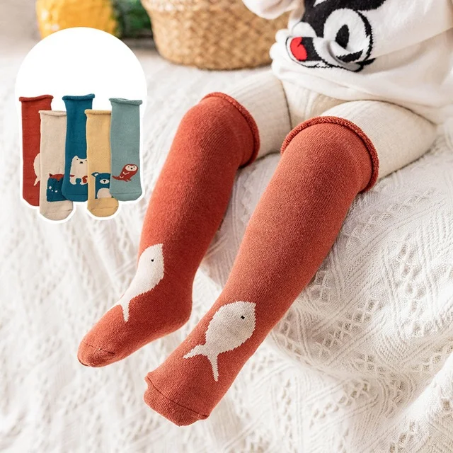 
Baby cute bear cartoon beigh tights 
