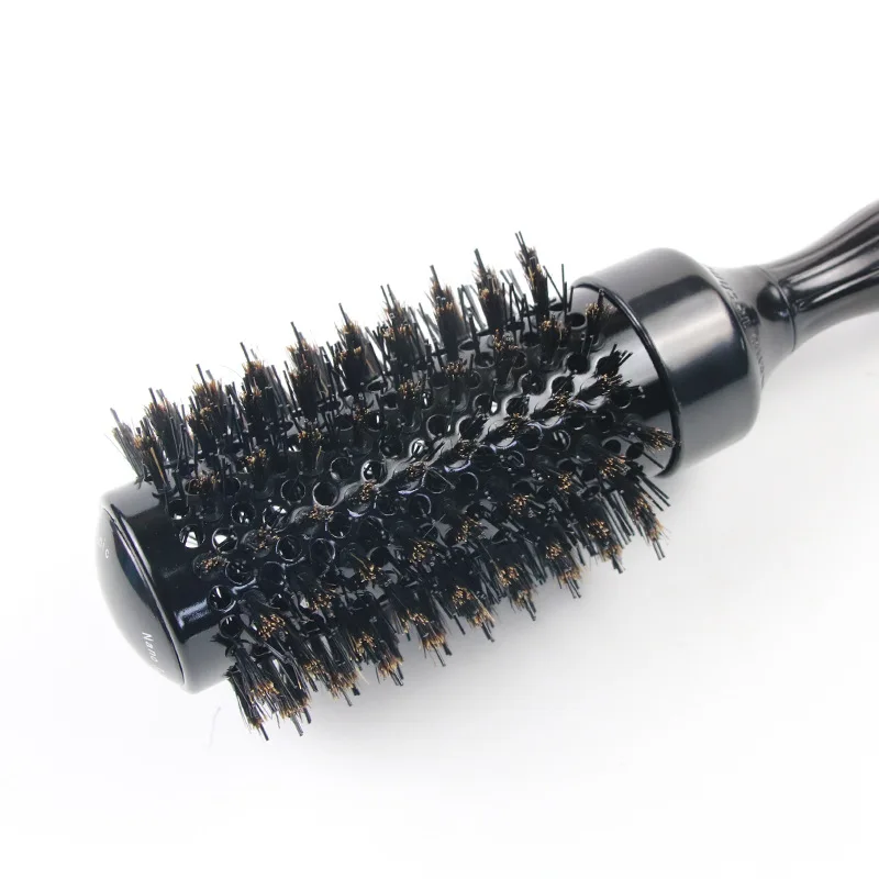 Wholesale Round Blowout Hair Brush for Blow Drying Thermal Barrel Heat Styling with Hairbrush Antistatic Nylon and Boar Bristle