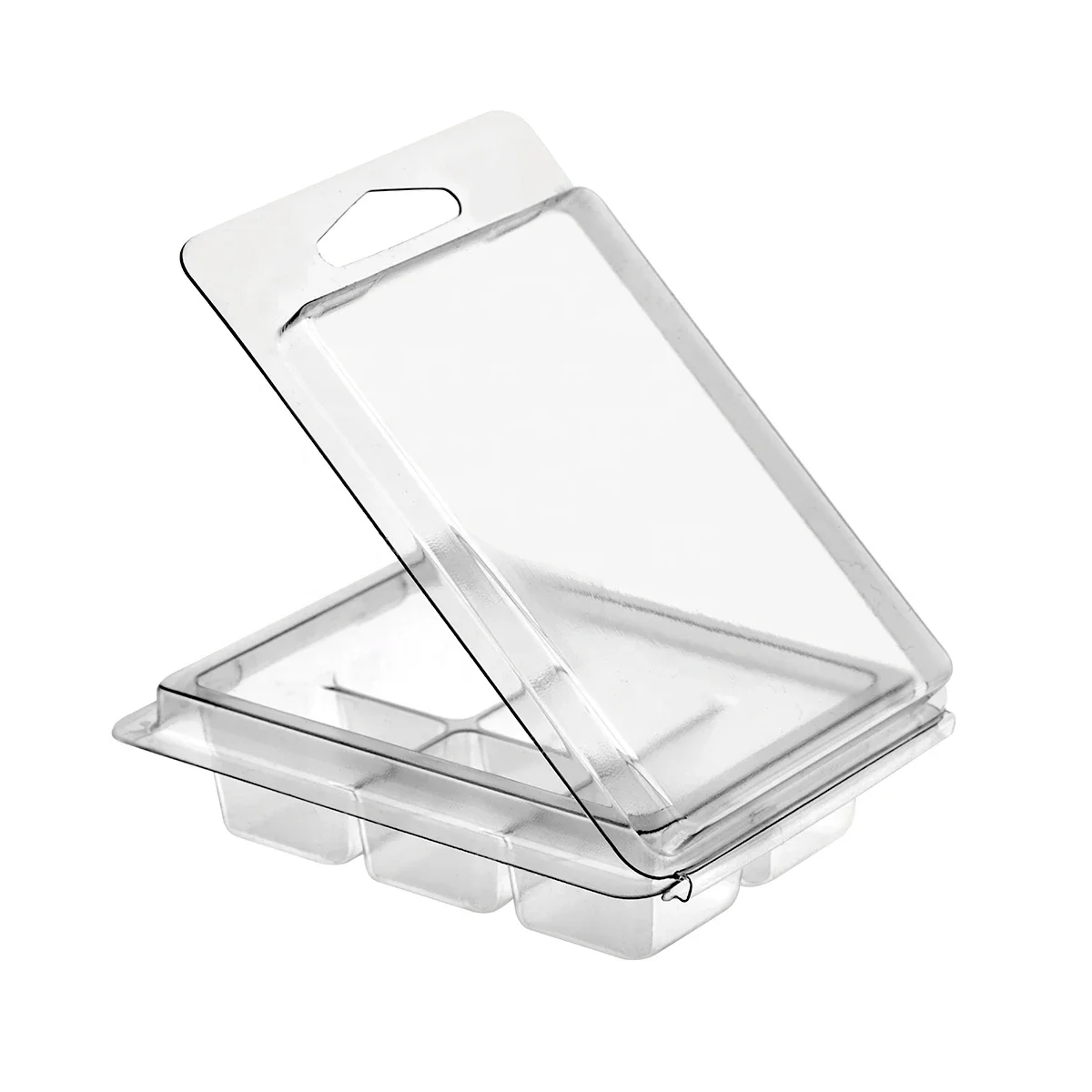 
Custom Plastic Clear PET Wax Melts Clamshell Blister Packaging 