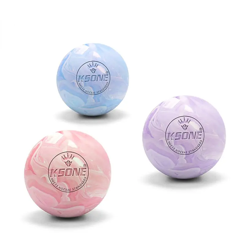 Marbling Natural Rubber Bouncy Balls Massage Ball Custom logo Yoga Fitness Lacrosse Ball