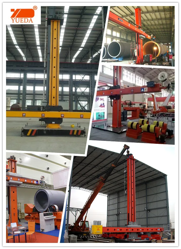 Welding Oil Water Pipe Tank Manipulator And Welding Platform
