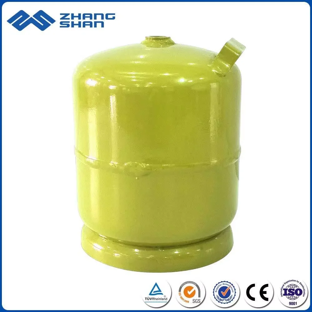 Refillable Recyclable Gas Cylinder Empty Mini 3kg Lpg Gas Tank for Camping Cooking