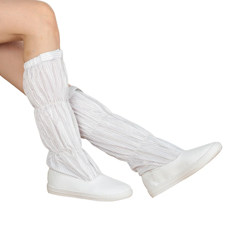 Good Quality ESD Safety Cleanroom Shoes Anti Static Shoes esd long work pvc pu autoclavable boots