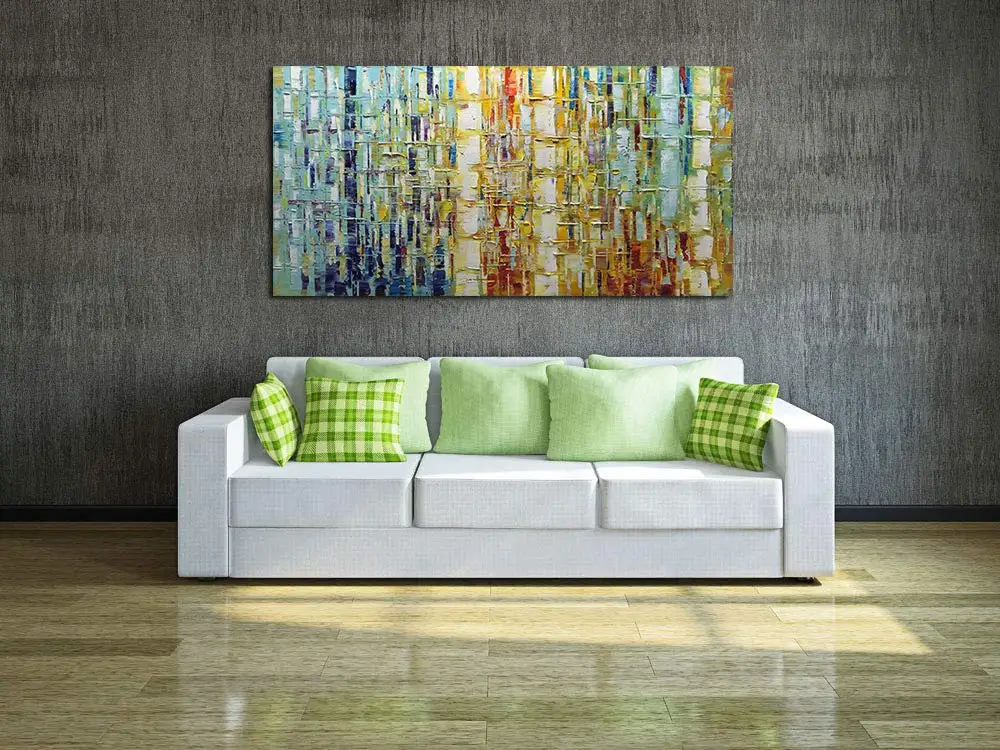 Wall Painting Landscape Modern Art 100% Hand Painted Oil Painting on Canvas Wall Art Deco Home Decoration