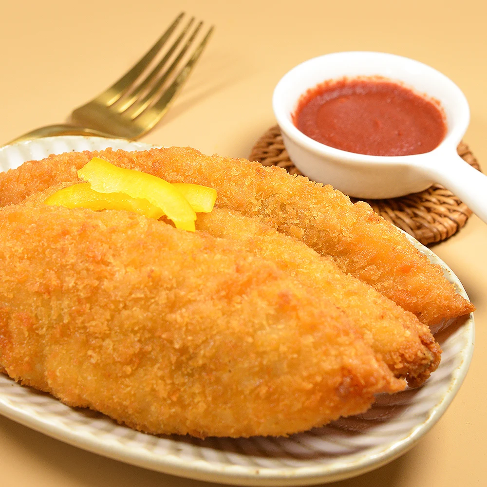 Wild Caught Cod Fish Alaska Pollock Whole Fillet in Rich Nutritional Seasoned Crispy Breadcrumbs Variety Flavors Cooked Style