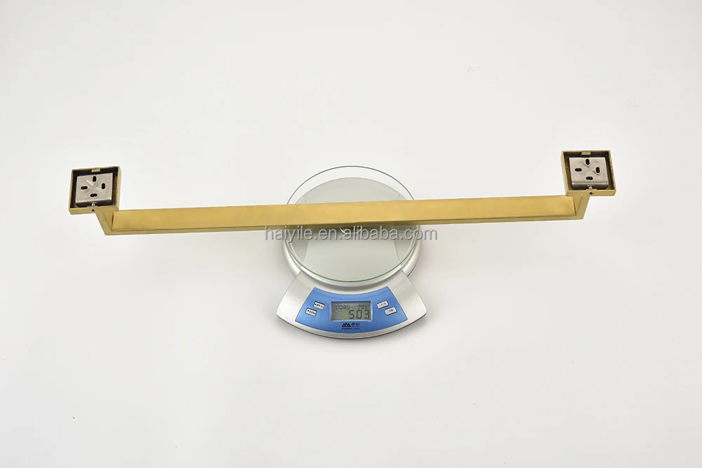 Factory Cheap Price Home Interior Door Bathroom Wall bathroom accessories Stainless Steel Chrome Single Bathroom Brass Towel Bar