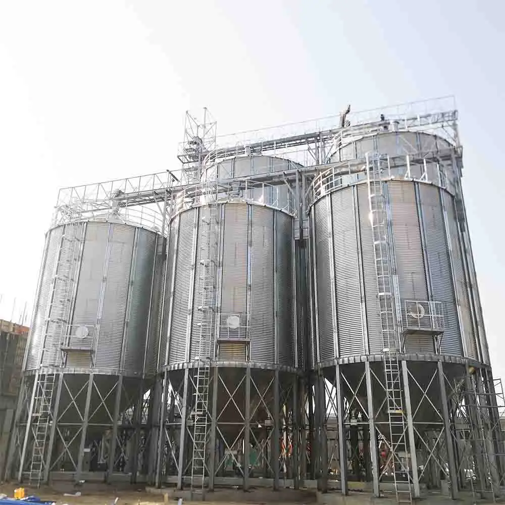 10-10000tons стальные контейнеры для хранения зерна ячменя кукурузы кормовой