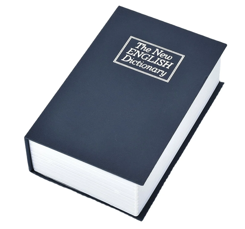 Dictionary Diversion Secret Hidden Book Style custom key type saving book money box with padlock