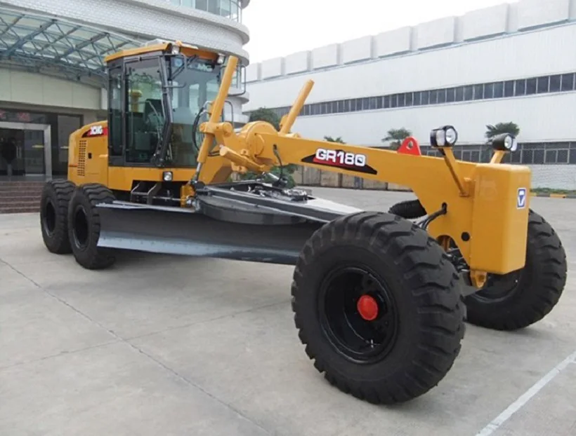 Gr215 Gr180 automatic  motor grader crawler type small grader machinery with low price
