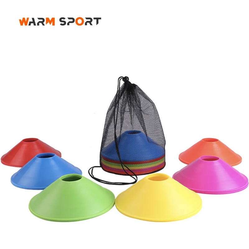 Hot Selling Custom Color Football Soccer Training Equipment PE Sports Marker Cones and Disc Cones