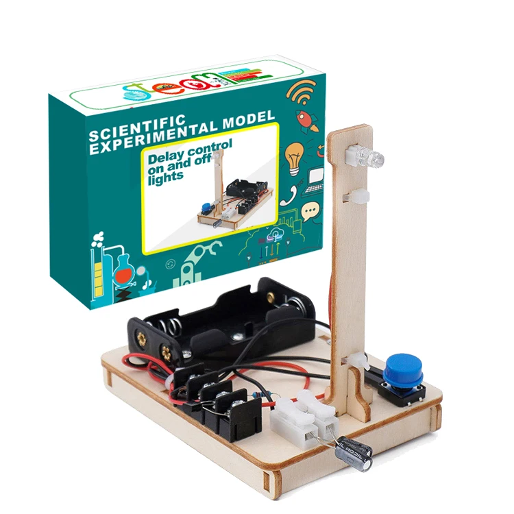 2024 stem Wooden Montessori People Toys for Kids DIY Educational Toy with Delay Control on Lights Boys Aged 2 7 Years
